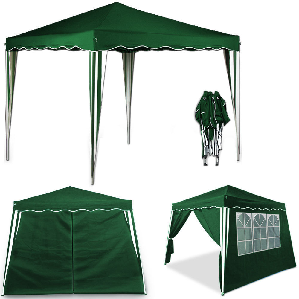 NEWBOXED POP UP GAZEBO 3mtre x 3mtre SQ FOLDING GARDEN PARTY MARQUEE 