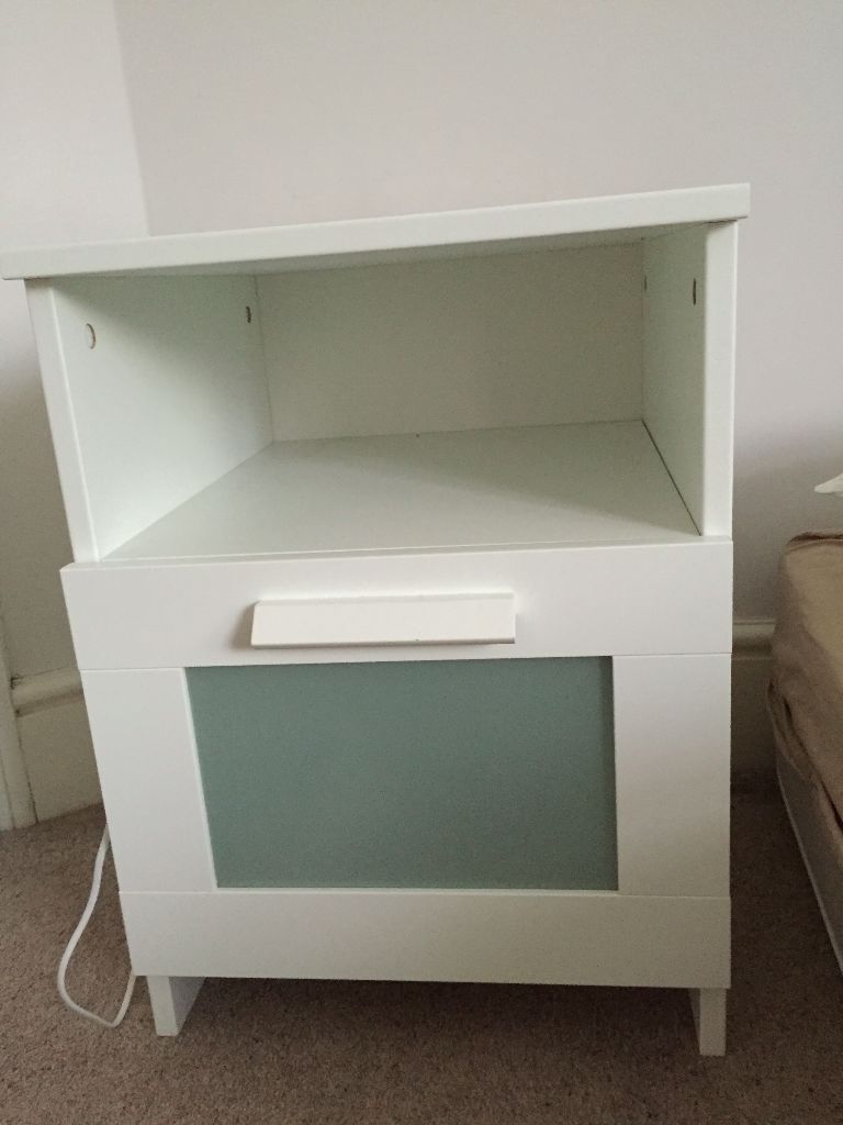 Ikea white bedside table ads buy & sell used - find great prices