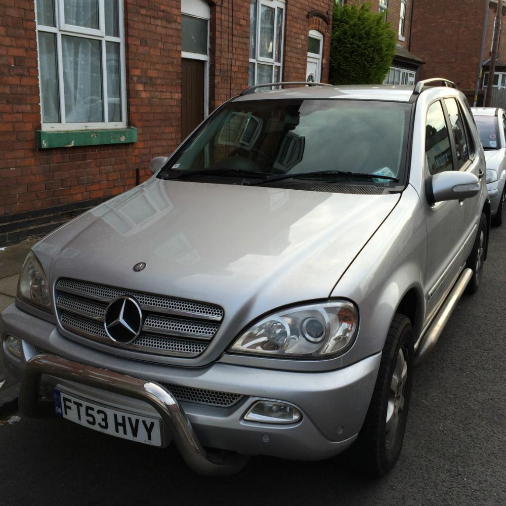 Silver plated mercedes