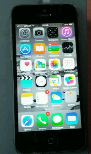 locked to giff gaff,02. Good condition - IPhone 5 16 gig, good used ...