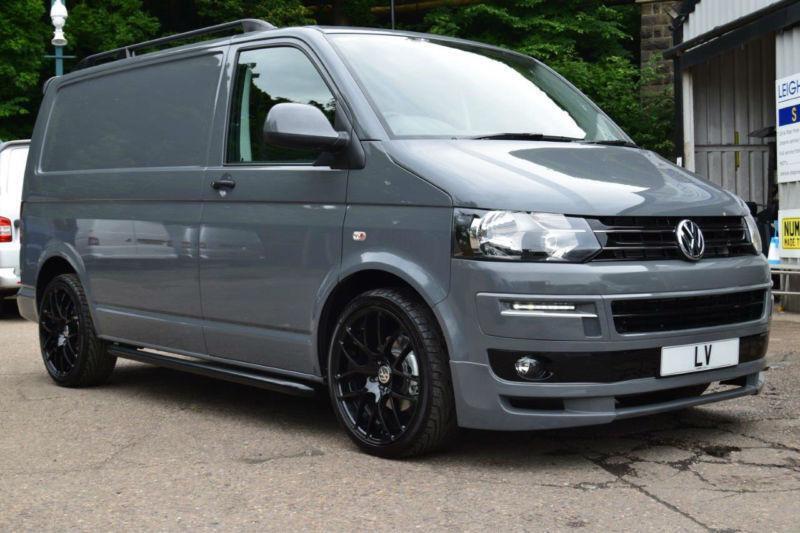 2015 15 VW Transporter 2.0 TDI SWB T5 140 Pure Grey Sportline Pack AC ...