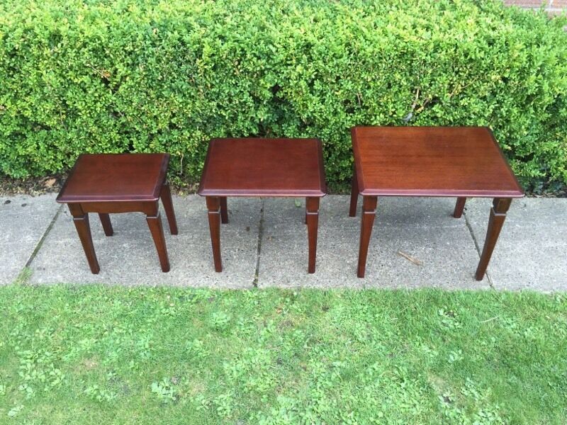 Stag nest of 3 mahogany Buy, sale and trade ads - great prices