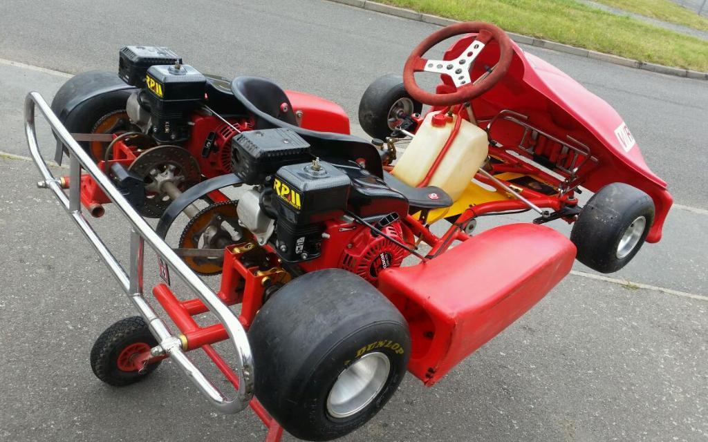 Honda gx160 twin engine pro kart #3