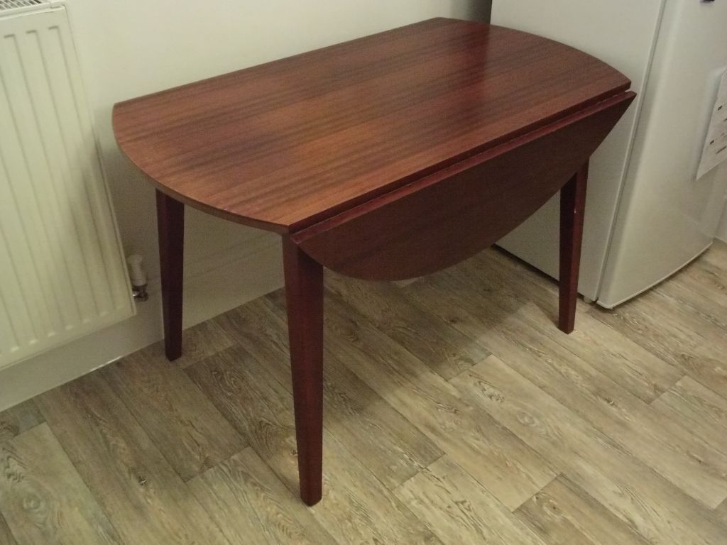 kitchen table with drop down sides