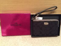 coach wristlets blackwater