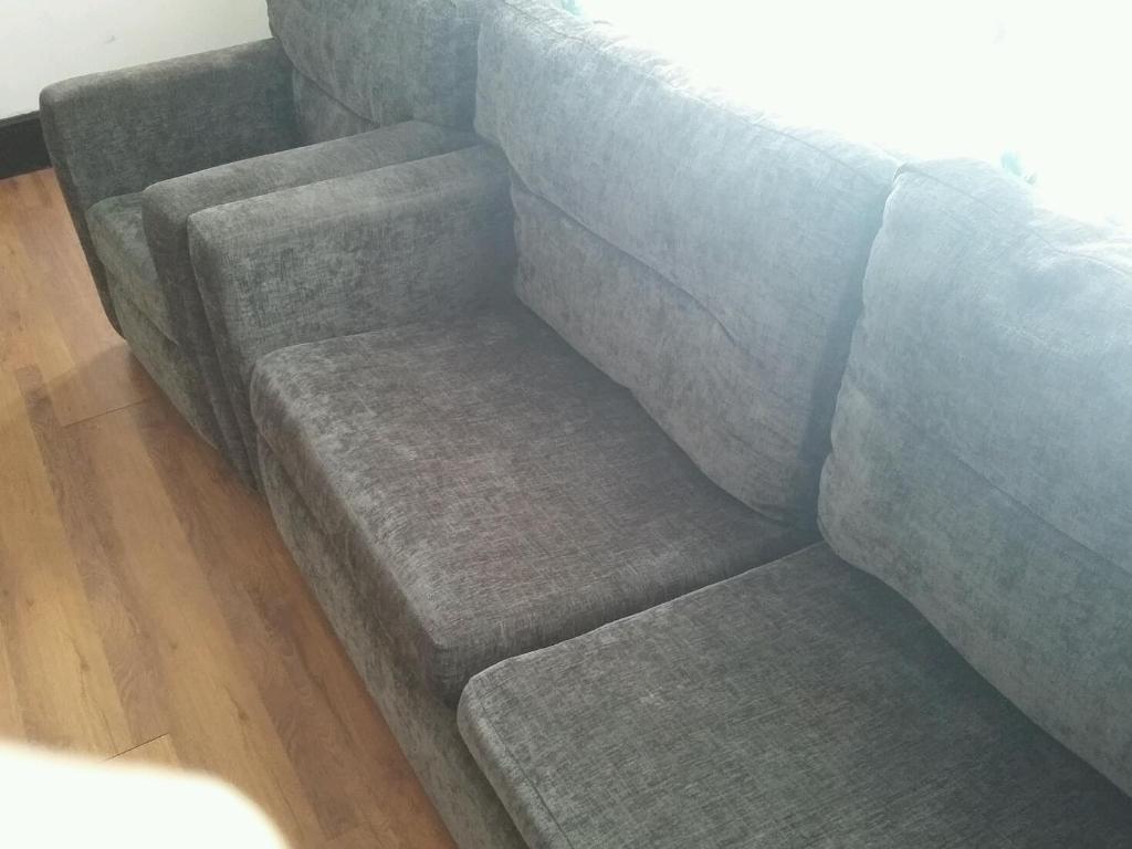 Grey fabric sofa 3+1 | United Kingdom | Gumtree