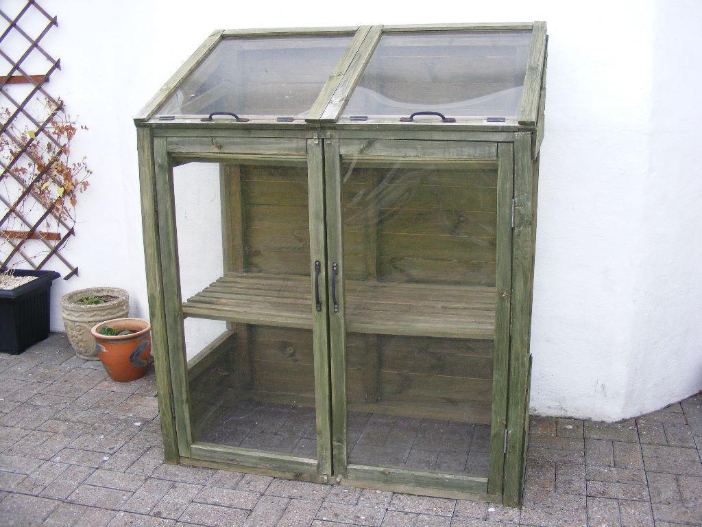 WOODEN LEAN-TO GREENHOUSE AND POTTING TABLE United Kingdom Gumtree