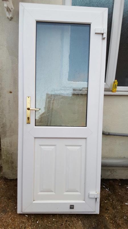 White pvc back door | United Kingdom | Gumtree