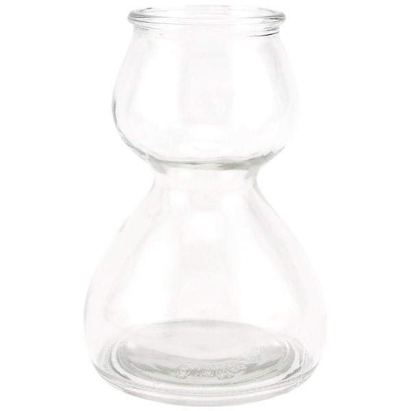 Set Of 4 Anchor Hocking Glass Quaffer Double Bubble Layered Shot Brand New T
