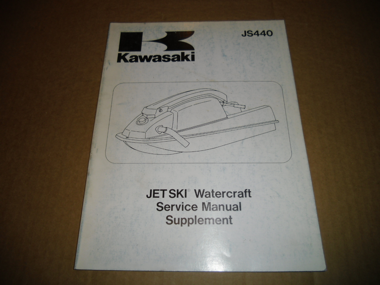 OEM Kawasaki Watercraft Dealer Service Manual Supplement JS 440 Js440 1984 -87. Be the first to write a review. About this product. Picture 1 of 1