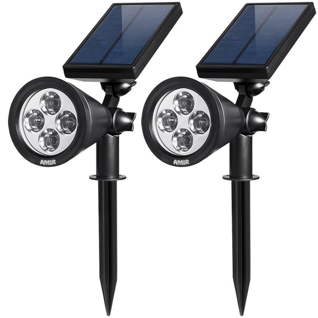 Amir 2 In 1 Solar Spotlights Upgraded Garden Light Outdoor Amir 2 In 1 Solar Spotlights Upgraded Garden Light Outdoor Waterproof 4