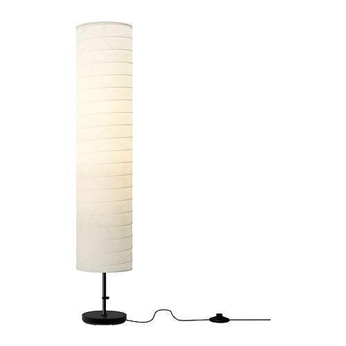 IKEA Holmo Floor Lamp Light White Rice Paper Shade Modern ... IKEA Holmo Floor Lamp Light White Rice Paper Shade Modern ...