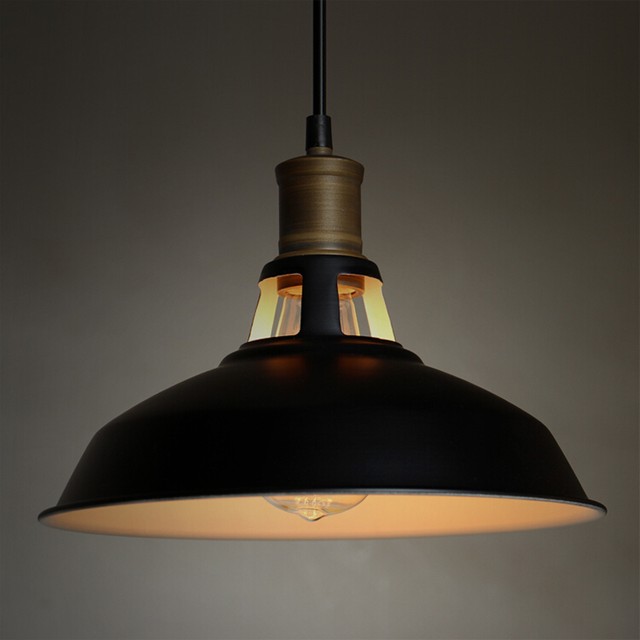 Vintage Lighting Antique Industrial Barn Hanging Pendant Light With Vintage Lighting Antique Industrial Barn Hanging Pendant Light with Metal Dome - Vintage Lighting Antique Industrial Barn Hanging Pendant Light With