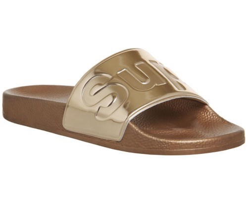 donna Superga 1908 FERMACAPELLI ROSA DORATO METALLIZZATO Sandali donna Superga 1908 FERMACAPELLI ROSA DORATO METALLIZZATO Sandali