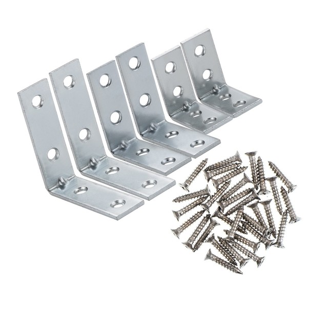 Eboot Corner Braces Angle Brackets 90 Degree Metal Joint Fastener 3 Eboot Corner Braces Angle Brackets 90 Degree Metal Joint Brac