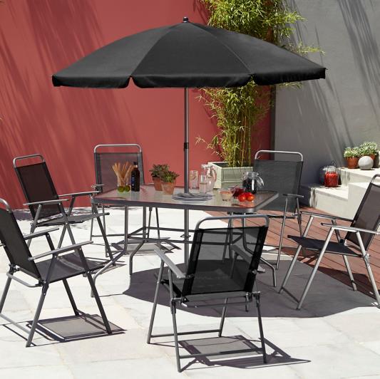 8 Piece Garden Patio Furniture Set Table And 6 Chairs Outdoor Dining 8 Piece Garden Patio Furniture Set Table And 6 Chairs Outdoor Dining Seater