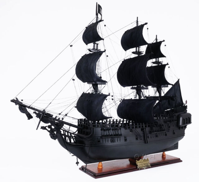 Black Pearl Caribbean Pirate Tall Ship Wooden Model 35 ...