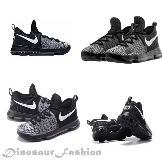 Nike Zoom Kd9 GS Mic Drop Oreo IX KD 9 Youth Basketball Shoes Black ... NIKE ZOOM KD9 (GS),<855908-010>,YOUTH BASKETBALL SHOES
