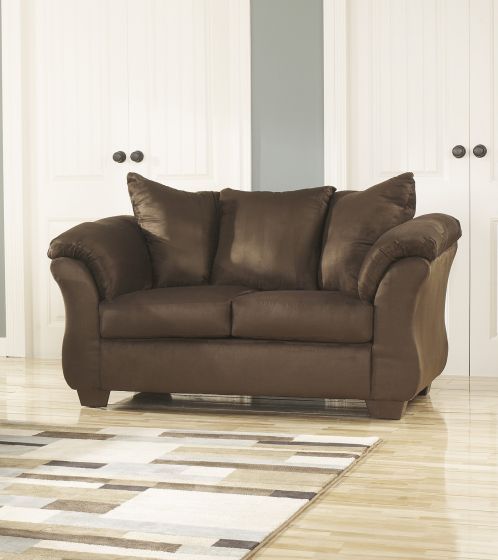 Signature Design By Ashley Furniture Darcy Fabric Full Cafe Brown Brand New Lowest Price