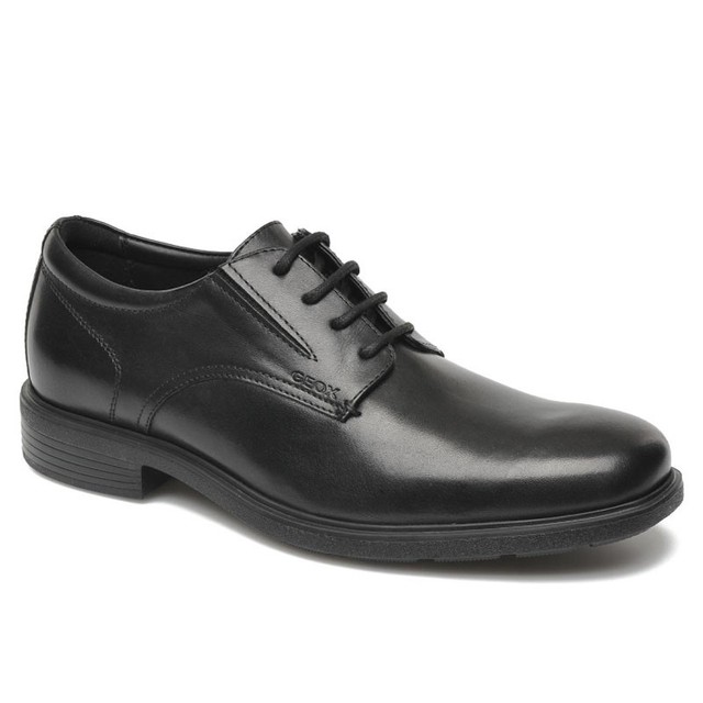 Geox uomo Dublin stringata liscia pelle nera 23GU Geox uomo Dublin stringata liscia pelle nera 23GU