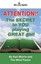 Attention!! the Secret to You Playing Great Golf by Karl Morris 9781905006380