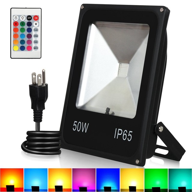Led Rgb Flood Light T Sunrise 50w Super Bright Outdoor Work Security 50w Rgb Led Flood Lightt Sunrise Outdoor Color Changing Security Light 16