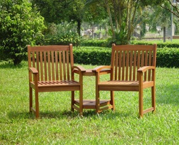 garden love seat companion bench with central table patio furniture seats 2 - Garden Furniture Love Seat garden love seat companion bench with central table patio furniture seats 2 - Garden Furniture Love Seat