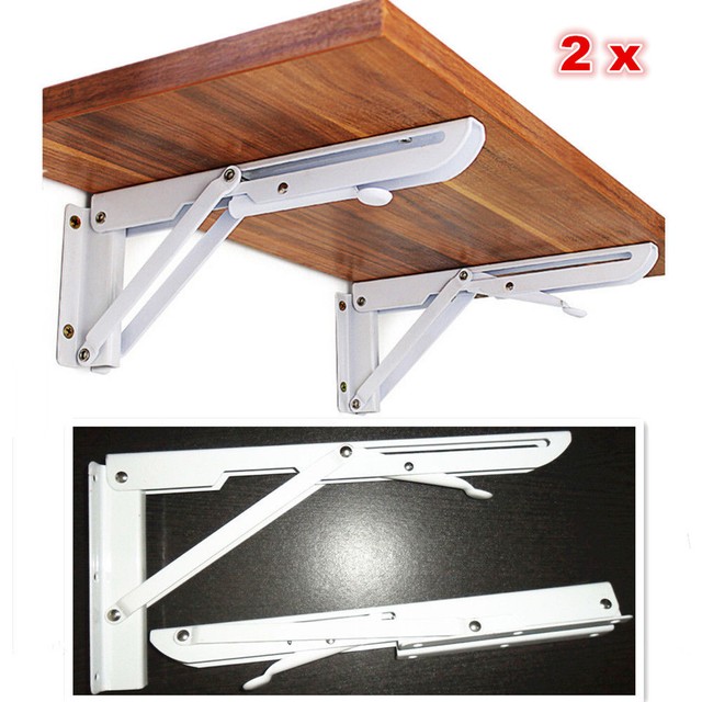 2x L 14 Release Catch Support Bench Table Triangular Folding Shelf 2x L 14 Release Catch Support Bench Table Triangular Folding Shelf Bracket