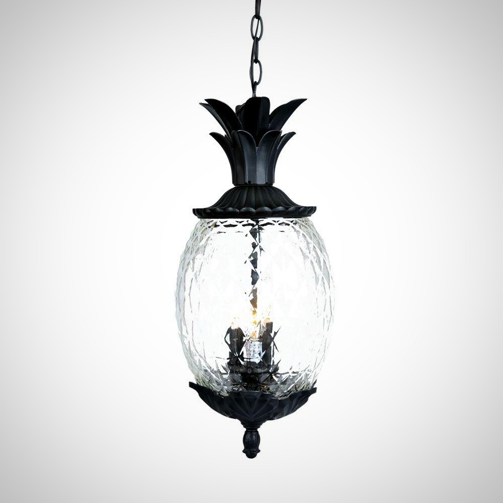 Acclaim Lighting 7516bk Matte Black Lanai 3 Light 21 Height Picture 1 Of 7