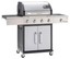 Landmann Gasgrill / Grillwagen Triton 4.1 silber 65x44cm 12960