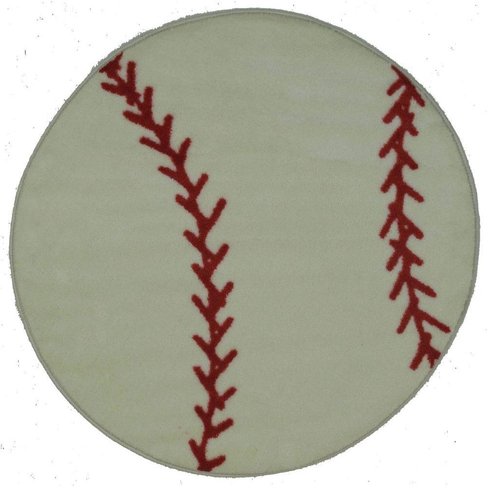 Fun Rugs Fts 005 39rd Baseball Area Rug Multi Color Picture 1 Of 2
