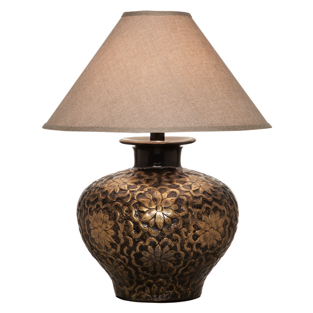 Anthony California 26 Hydrocal Table Lamp In Gold H6621 W Empire Picture 1 Of