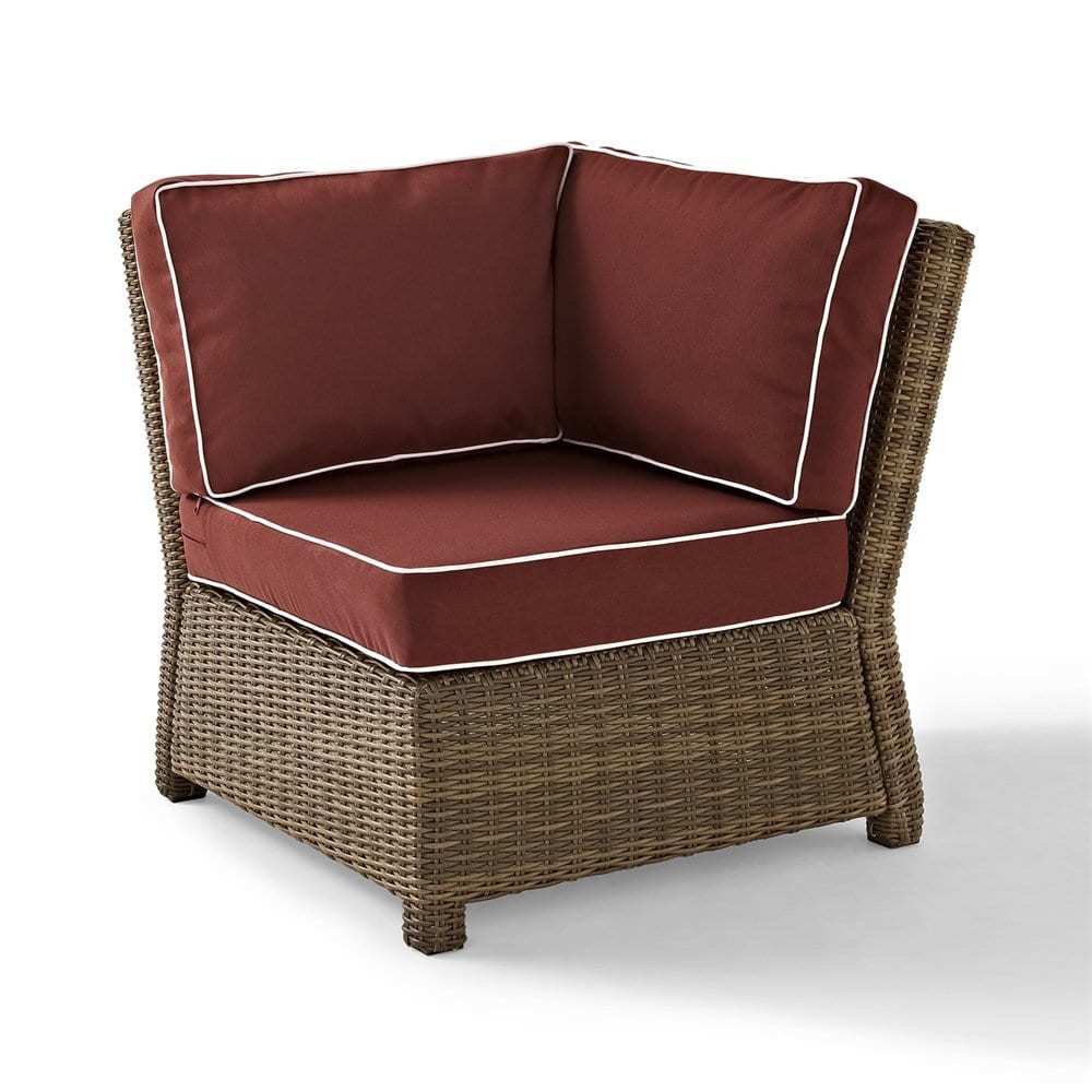 Crosley Furniture Biltmore Outdoor Wicker Sectional Corner Chair Picture 1 Of