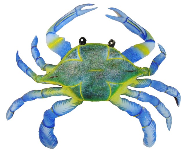 Maryland Blue Crab Haitian Metal Art Wall Decor 9 Inch S Maryland Blue Crab Haitian Metal Art Wall Decor 9 Inch S