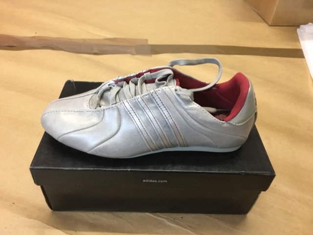 ADIDAS mijrk Scarpe Da Ballo Ballerina donna GR 36 2/3 pelle argento 017158 ADIDAS mijrk Scarpe Da Ballo Ballerina donna GR 36 2/3 pelle argento 017158