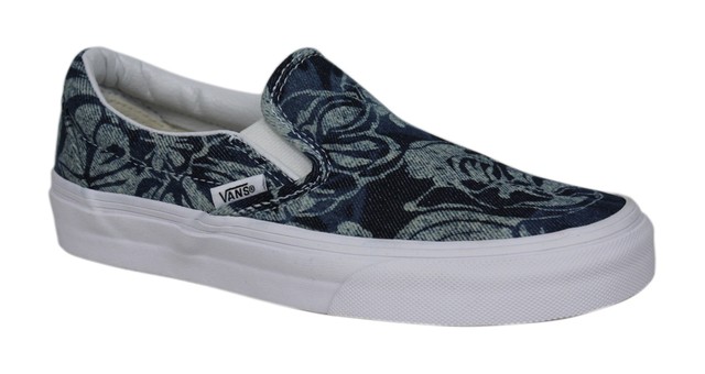 Vans Classic Slip on INDIGO Tropical Unisex Uomo Donna Scarpe da ginnastica Vans Classic Slip on INDIGO Tropical Unisex Uomo Donna Scarpe da ginnastica