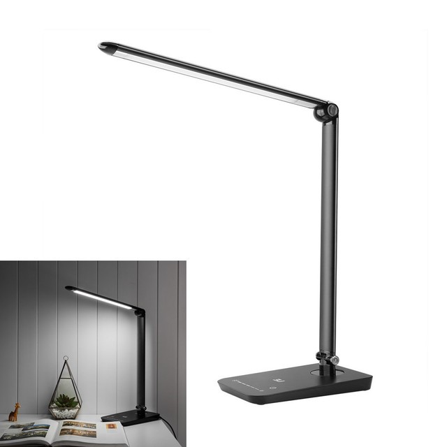 Le 8w Dimmable Led Desk Lamp Touch Control Daylight White 5000k Le 8w Dimmable Led Desk Lamp Touch Control Daylight White 5000k Black Fixture