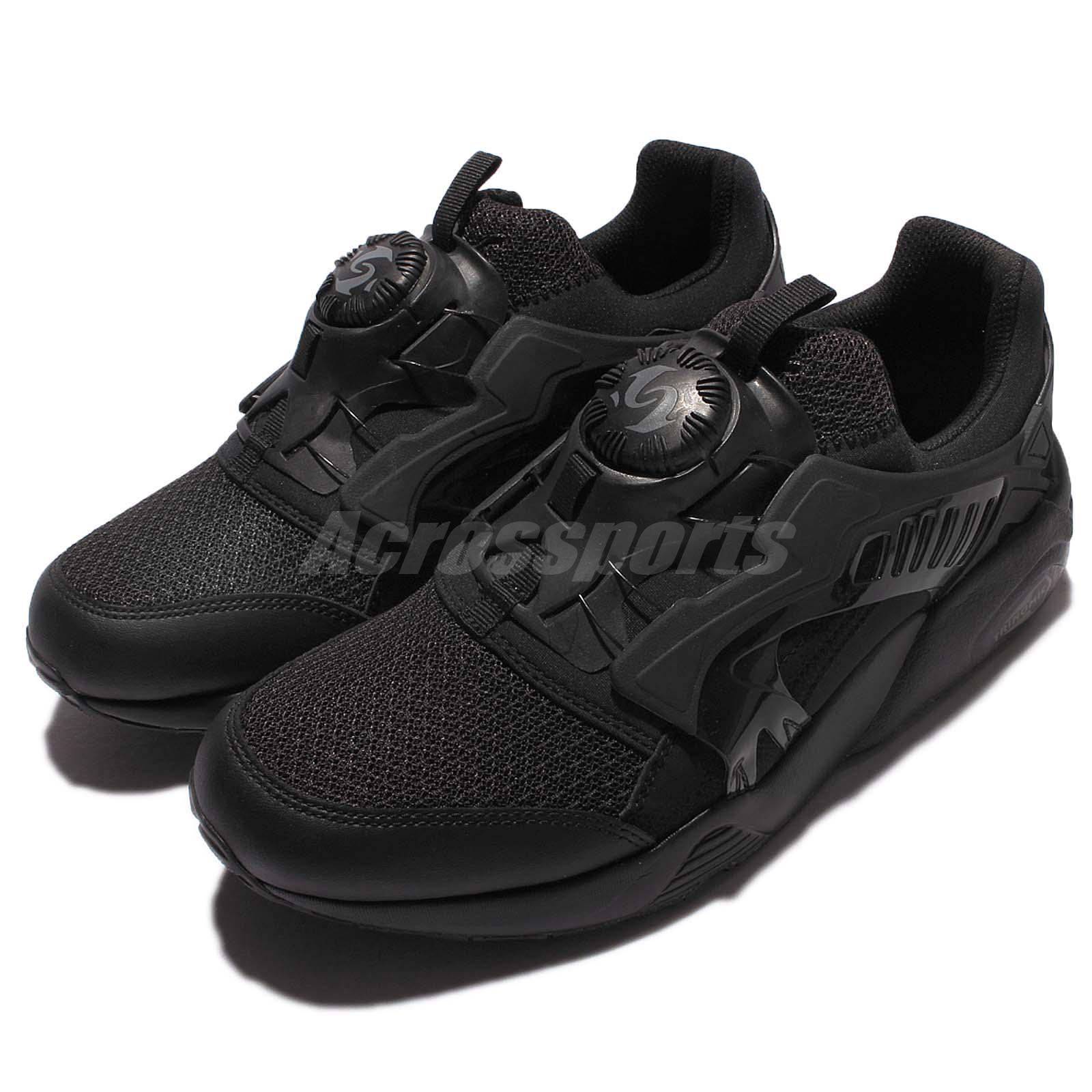 Puma Disc Blaze CT Trinomic Triple Black Men Casual Shoes Sneakers 362040 02 Puma Disc Blaze CT Trinomic Triple Black Men Casual Shoes Sneakers 362040 02