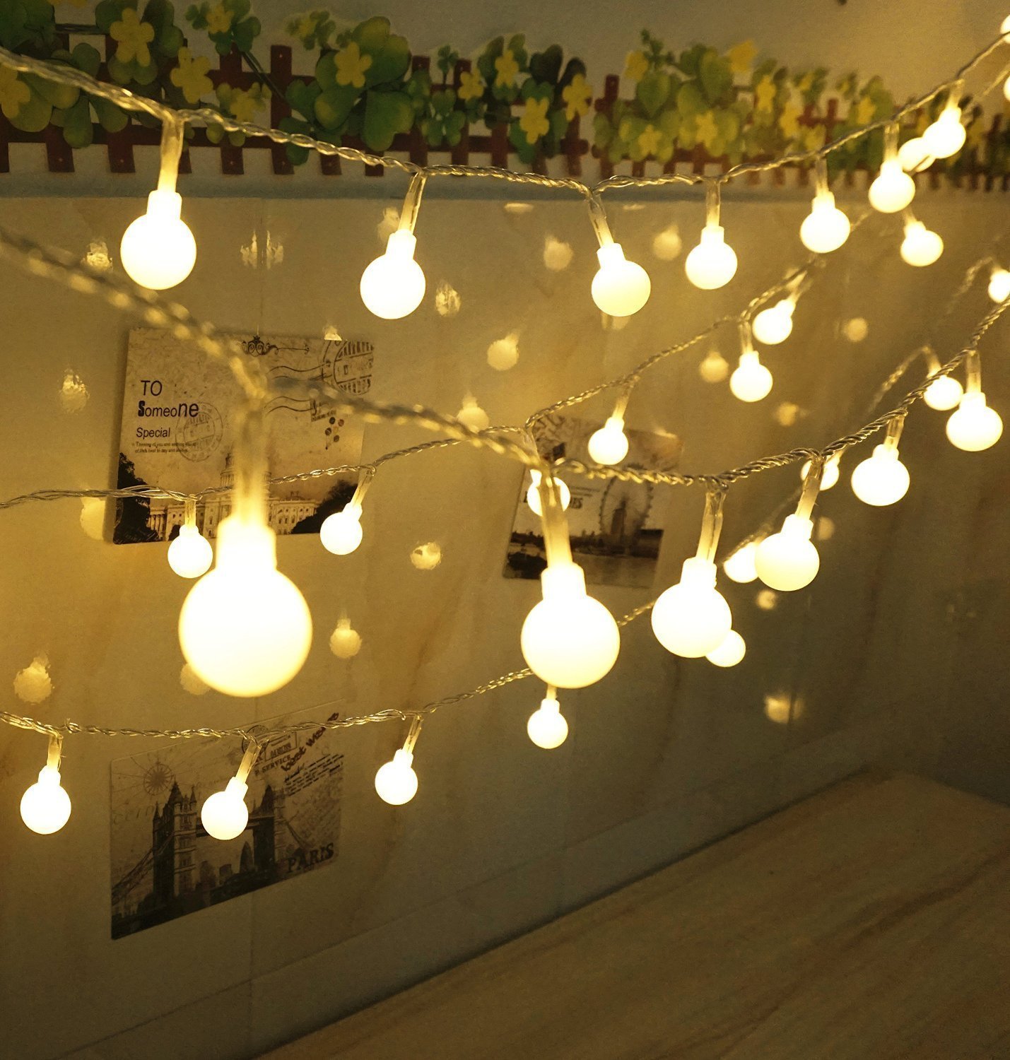 Globe String Lights Ball Indoor Outdoor Decor Usb Powered Picture 1 Of 6