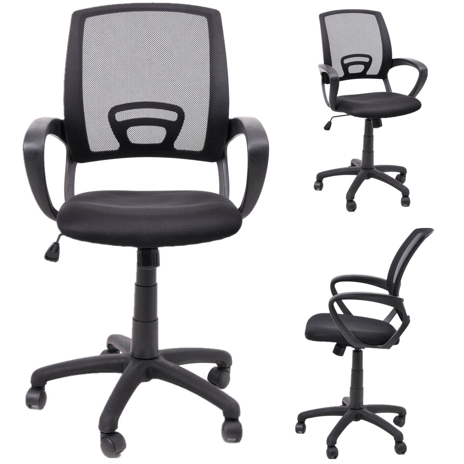 Mid Back Mesh Task Chair Home Office Computer Desk Tilt Study Swivel Picture 1 Of 12