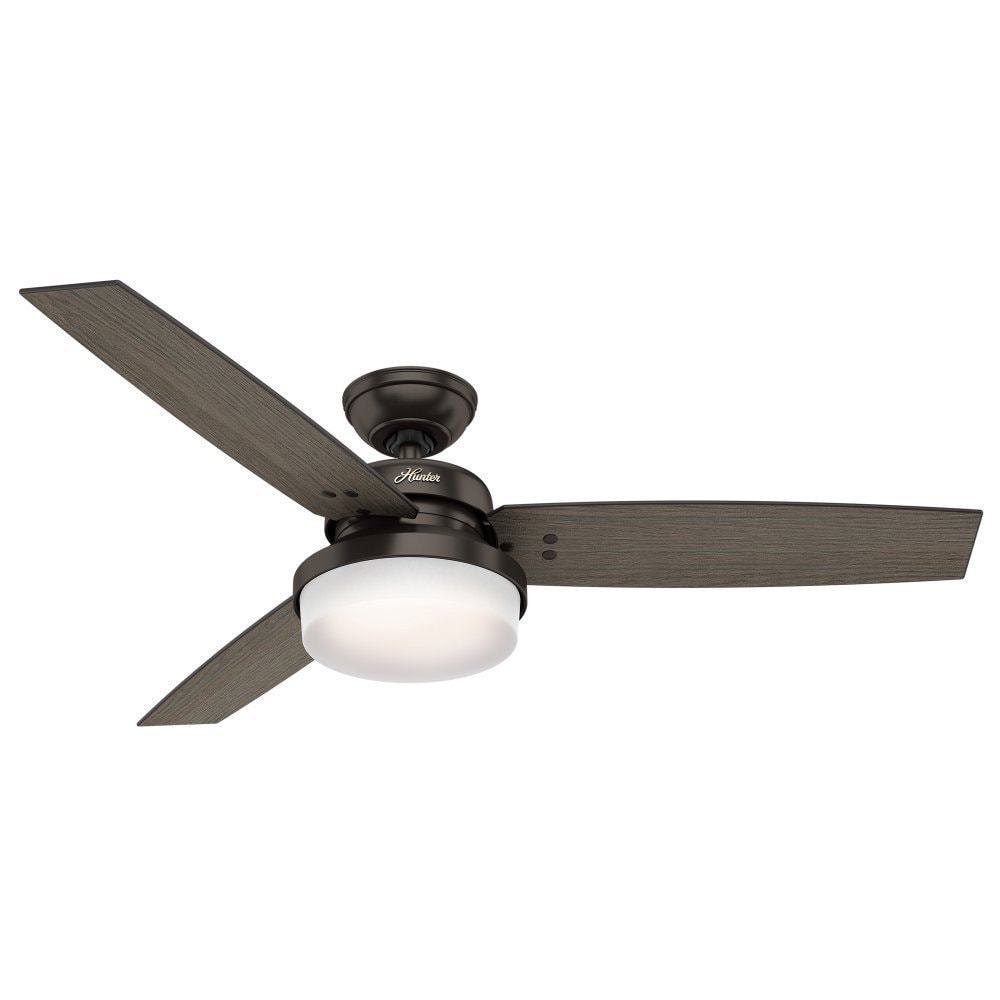 Hunter 59210 Sentinel Premier Bronze 52 Ceiling Fan With Light Hunter 59210 Sentinel Premier Bronze 52 Ceiling Fan With Light Remote Control