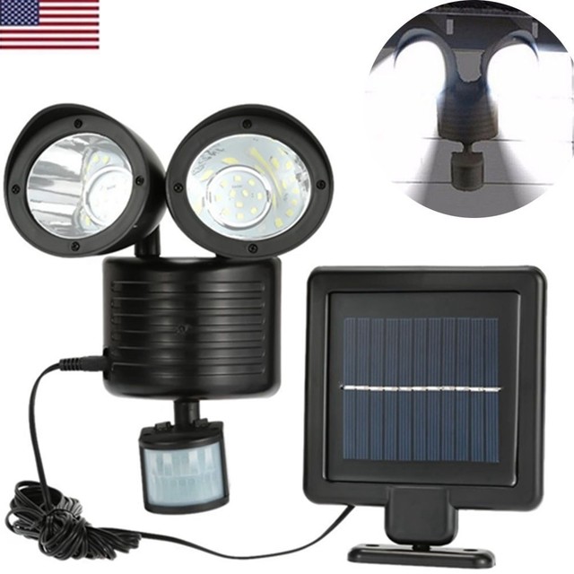 22 Led Solar Powered Motion Sensor Pir Security Light Garden Garage 22 Led Solar Powered Motion Sensor Pir Security Light Garden Garage Outdoor Lamp