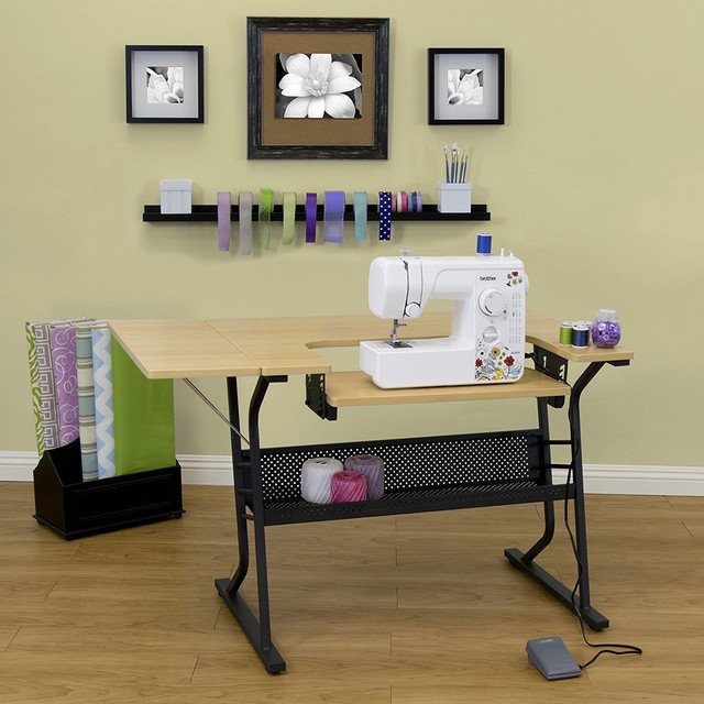 Sewing Machine Craft Table Folding Computer Desk Cabinet Storage Studio Designs Eclipse Sewing Machine Table Model 13367