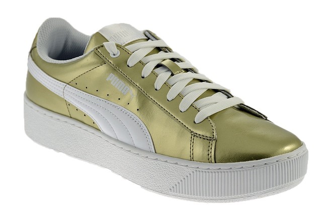 SCARPE PUMA VIKKY PLATFORM METALLIC rihanna donna oro memory foam 363609 01 SCARPE PUMA VIKKY PLATFORM METALLIC rihanna donna oro memory foam 363609 01
