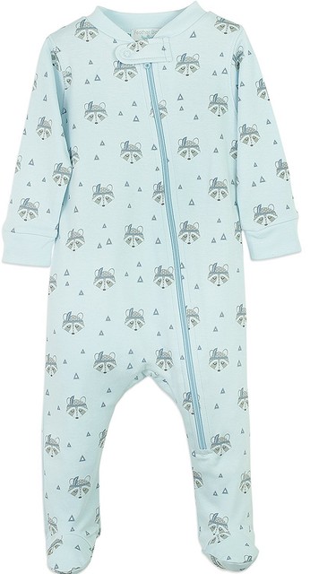 Feather Baby Boys Clothes Pima Cotton Long Sleeve Zipper Sleep N