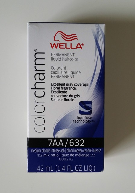 Wella Color Charm 7aa 632 Medium Blonde Intense Ash Permanent Hair Wella Color Charm 7aa 632 Medium Blonde Intense Ash Permanent Liquid Hair Colour