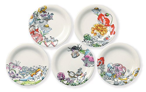 disney alice in wonderland small plates set five dal01 ammb29789 ebay