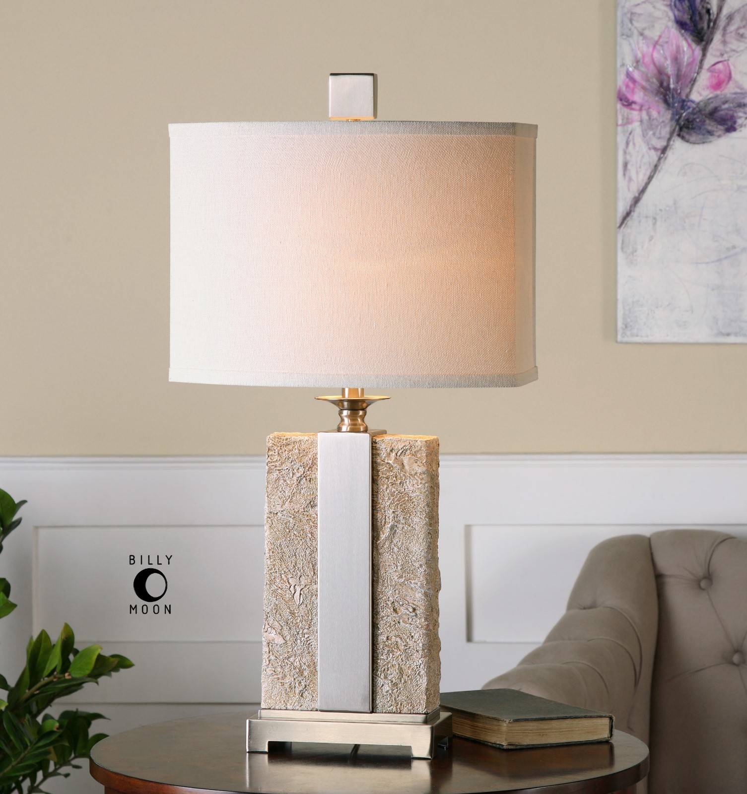 Uttermost 26508 1 Bonea Table Lamp Stone Ivory Picture 1 Of 2