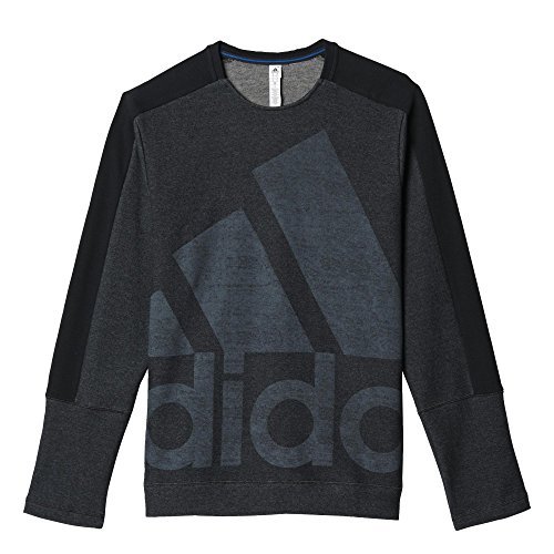 felpa adidas grigia logo nero felpa adidas grigia logo nero
