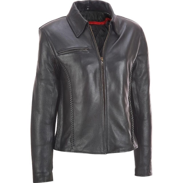 Wilsons Leather Womens King Cycle Performance Scuba Jacket W Ba L Wilsons Leather Womens King Cycle Performance Scuba Jacket W Ba